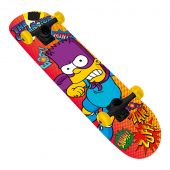 Skateboard apprentissage Bart Simpson