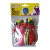 12 ballons géant couleurs
