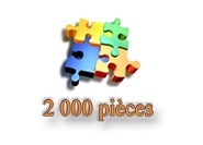 Puzzles 2000 pièces